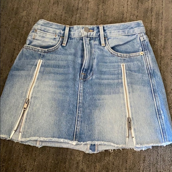 Frame skirt with zippers - Picture 2 of 3